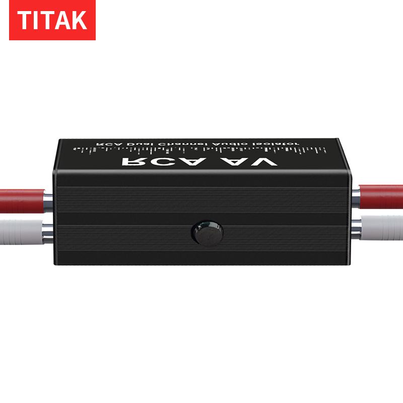 Audio Music Isolator - Taşınabilir Profesyonel 2 Kanal RCA Ses
