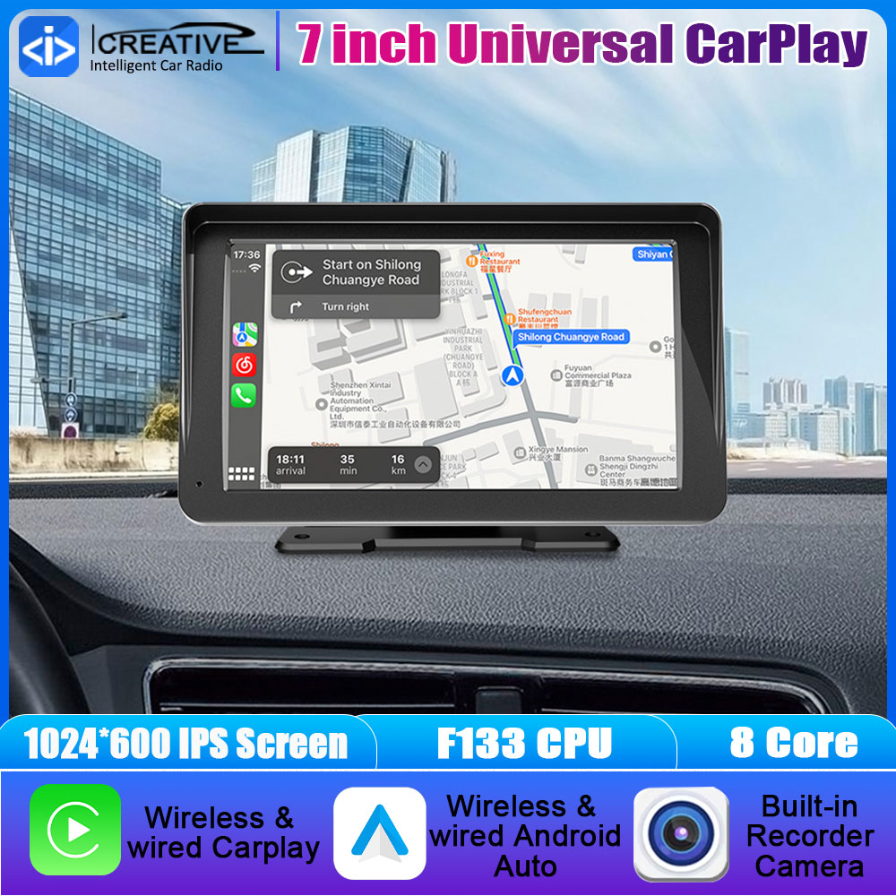 Audio Music Only - 7 inç Kablosuz CarPlay ve Android