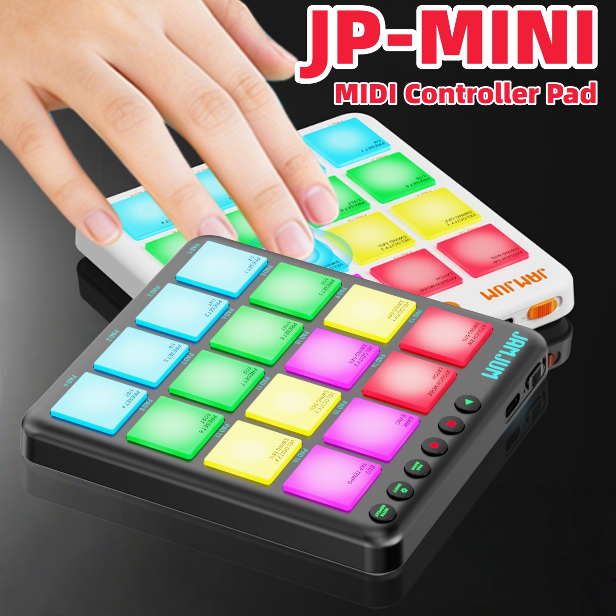Midi Controller Pad - JAMJUM JP-MINI Kablosuz MIDI Pad Kontrol