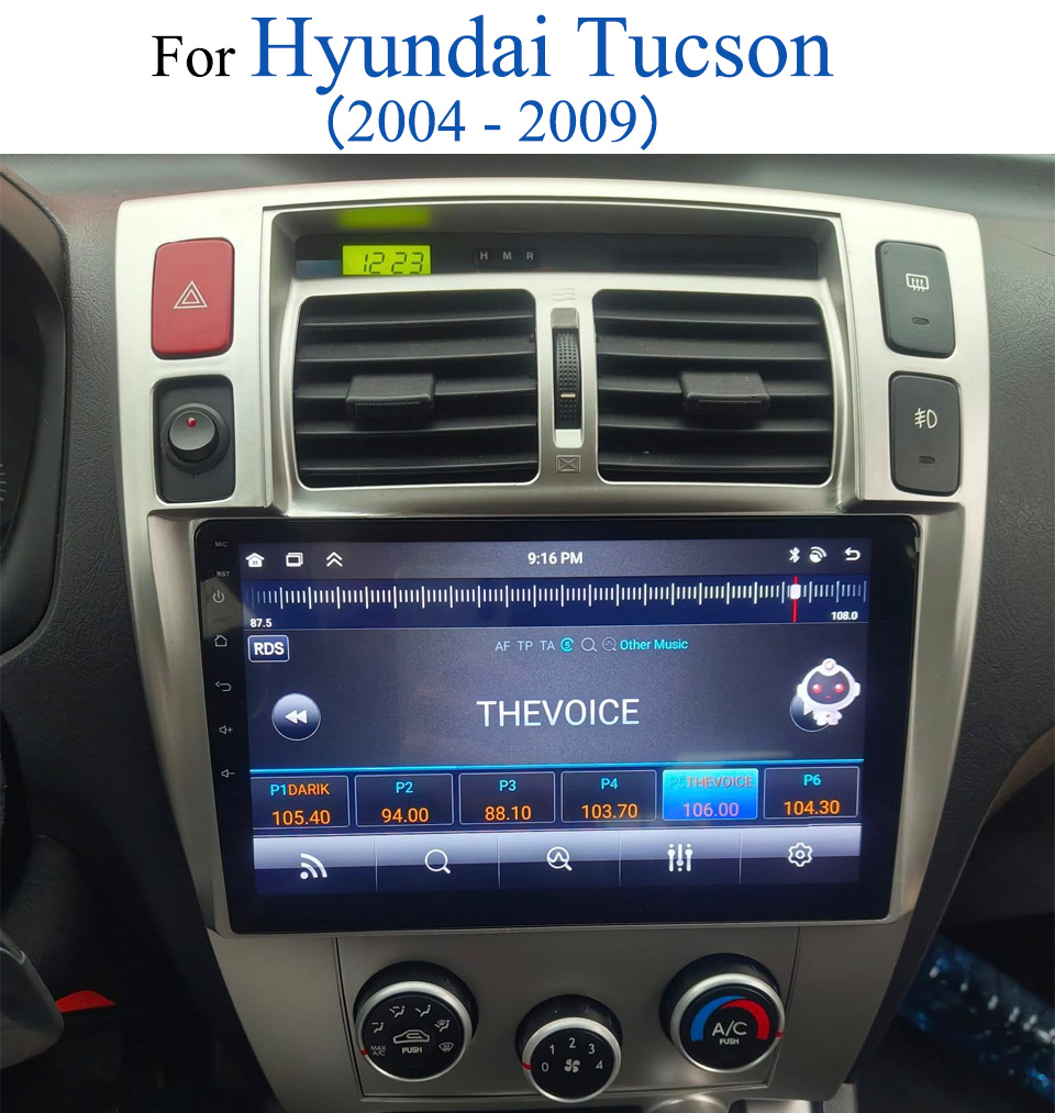 Audio Music To Text - Hyundai Tucson 2004 2005 2006 2007