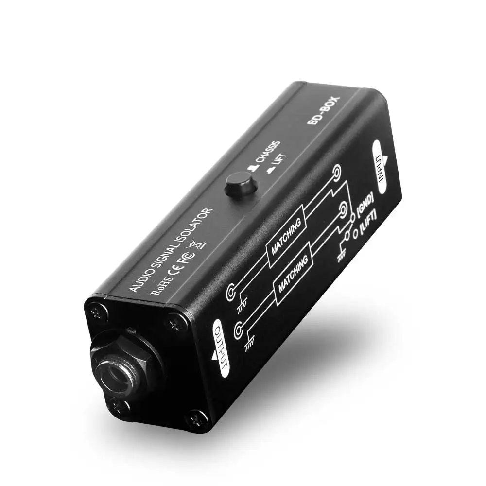Audio Music Isolator - Taşınabilir 6.35MM AUX Topraklama Döngü İzolatörü