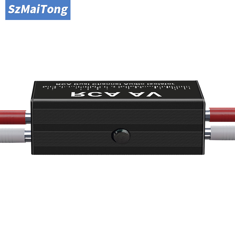 Audio Music Isolator - Profesyonel 2 Kanallı RCA Ses Topraklama