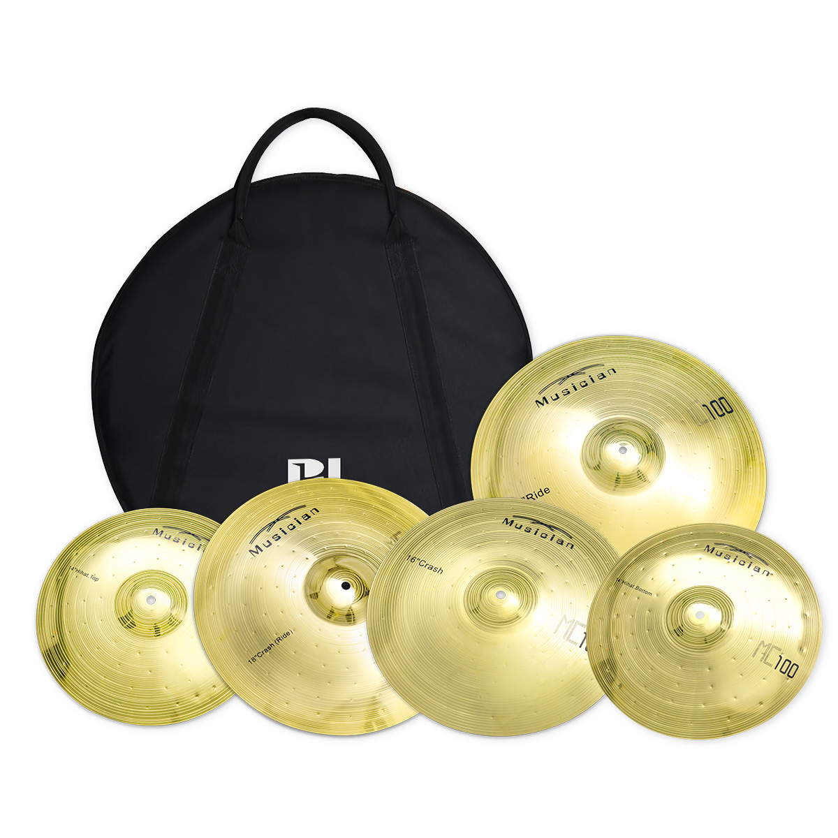 Cymbal Hi Hat - PD Mc100 Bronz Zil Seti 14