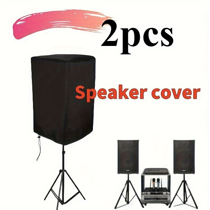 Audio Music Only - 2 adet siyah Oxford kumaş hoparlör