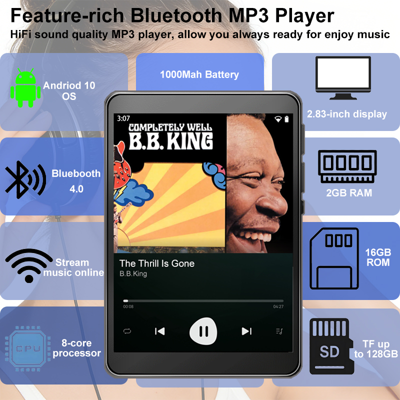 Audio Music For Download - WiFi MP3 Çalar Android 10 Spotify