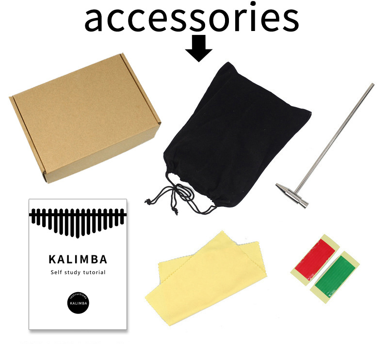 Renkli 21 anahtar Kalimba çocu - Kalimba Thumb Piano incelemesi ve fiyatı