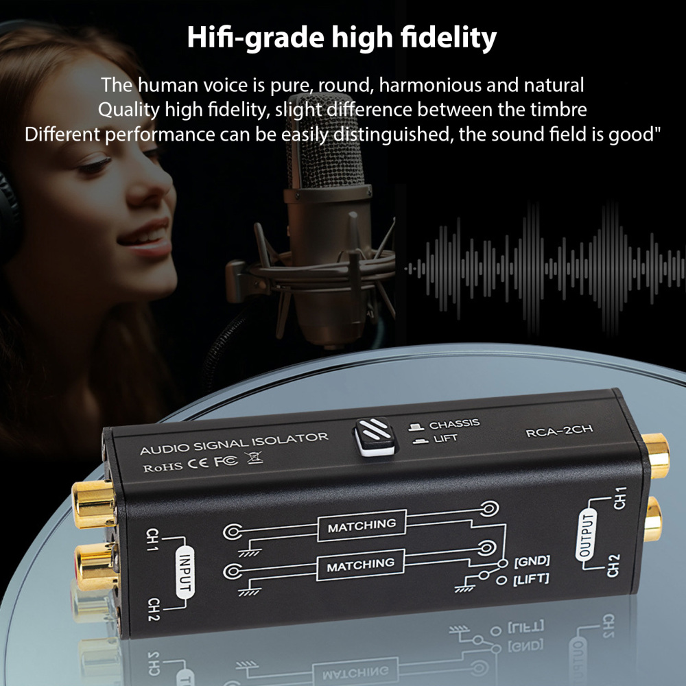 Taşınabilir 2 Kanal RCA Toprak - Audio Music Isolator incelemesi ve fiyatı