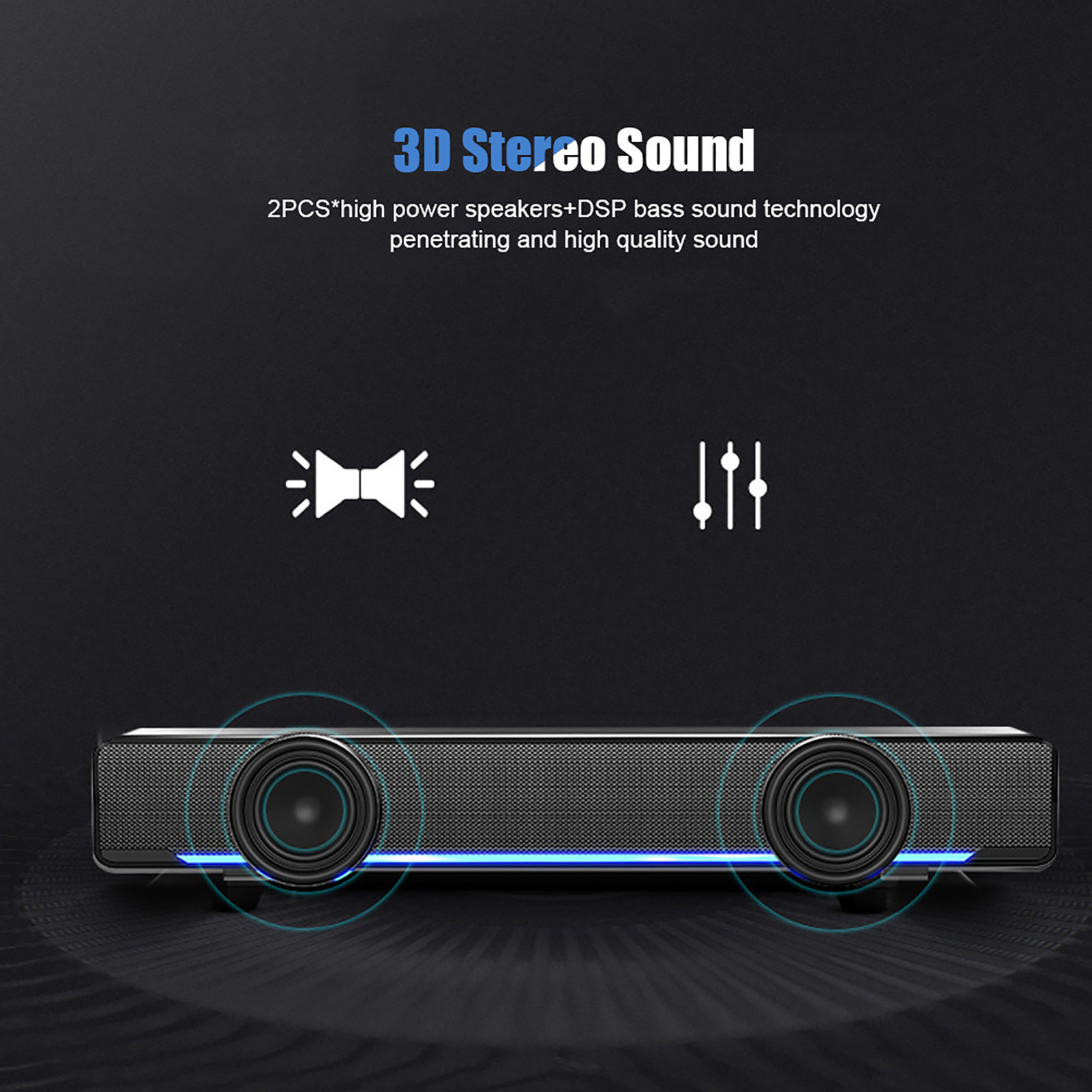 Taşınabilir Soundbar USB Kablo - Audio Music Player Pc incelemesi ve fiyatı