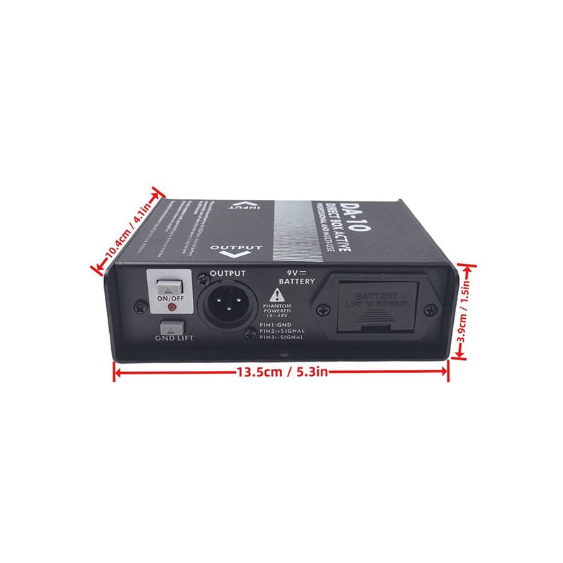 AU61-Da-10 Aktif DIBOX Empedan - Audio Music Isolator incelemesi ve fiyatı