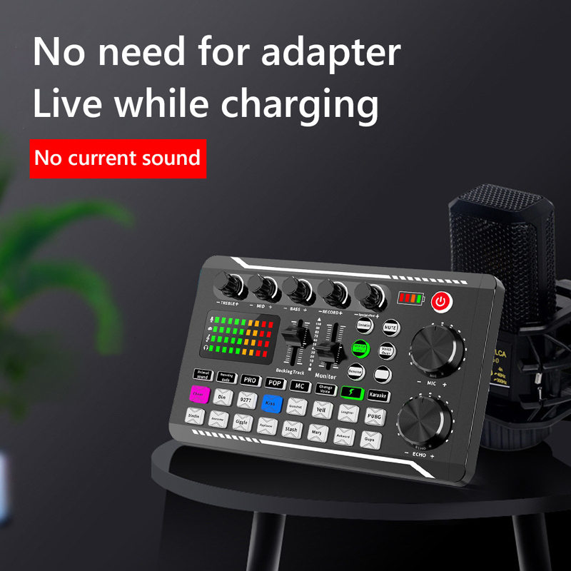 F998 Canlı Ses Kartı Ses Tuner - Audio Music Voice Changer incelemesi ve fiyatı