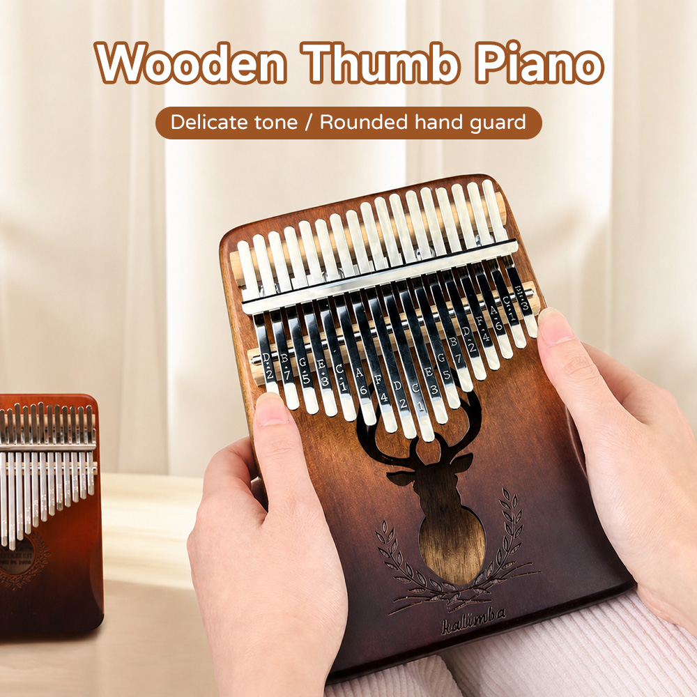 21 Tuşlu Maun Kalimba 17 Tuşlu - Kalimba Thumb Piano incelemesi ve fiyatı