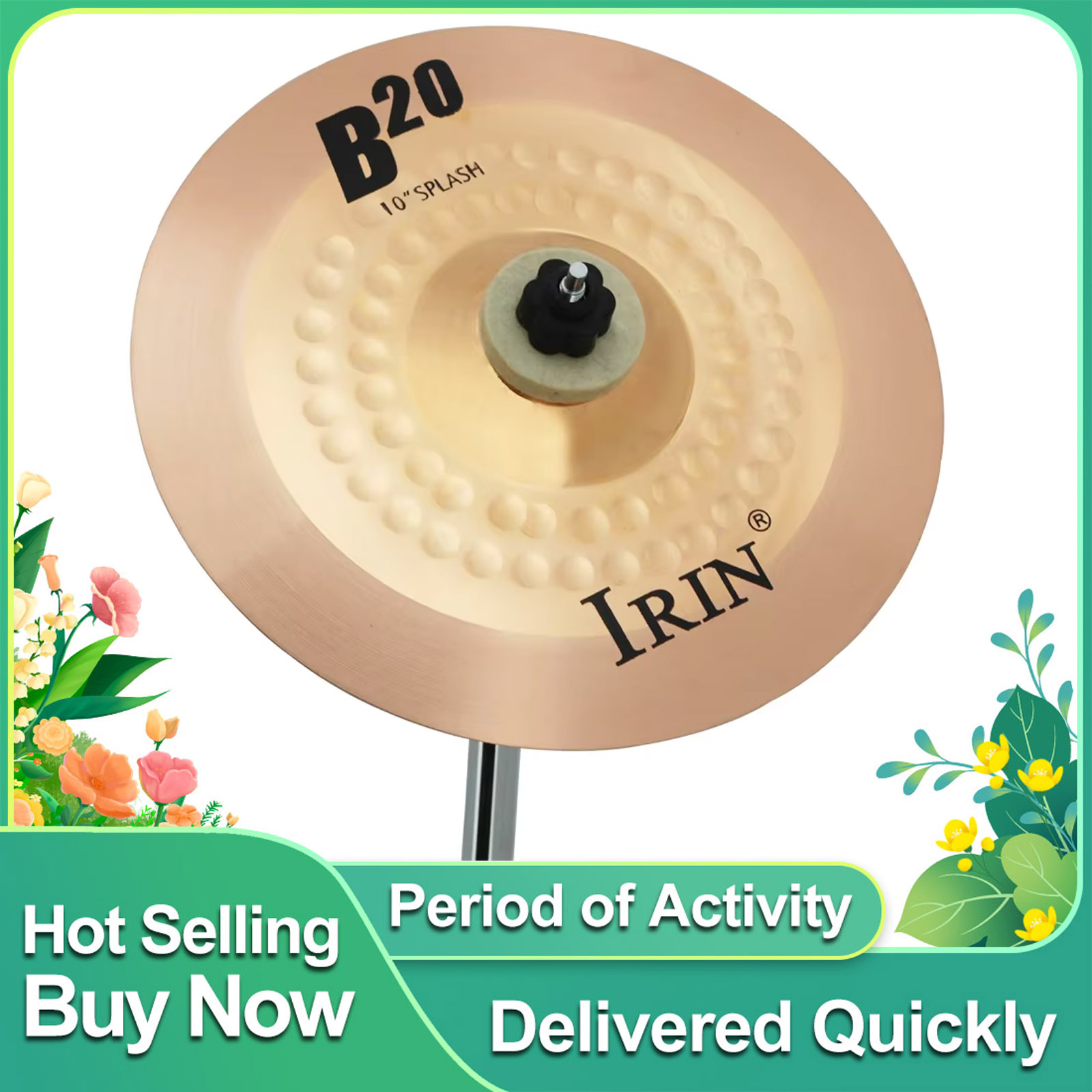 IRIN 8/10/12 inç Ziller Crash  - Cymbal Hi Hat incelemesi ve fiyatı