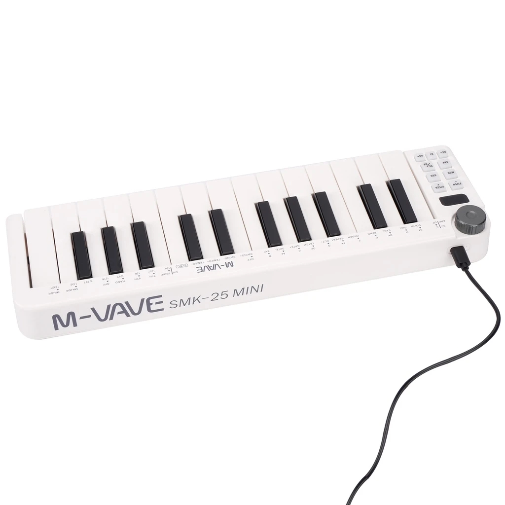 M-vave SMK-25 MIDI klavye şarj - Midi Controller Pad incelemesi ve fiyatı