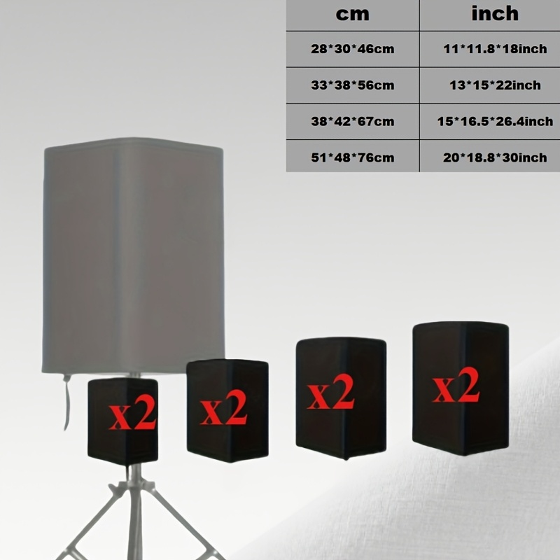 2PCS Hoparlör Kapağı, Ev Dışı  - Audio Music Only incelemesi ve fiyatı