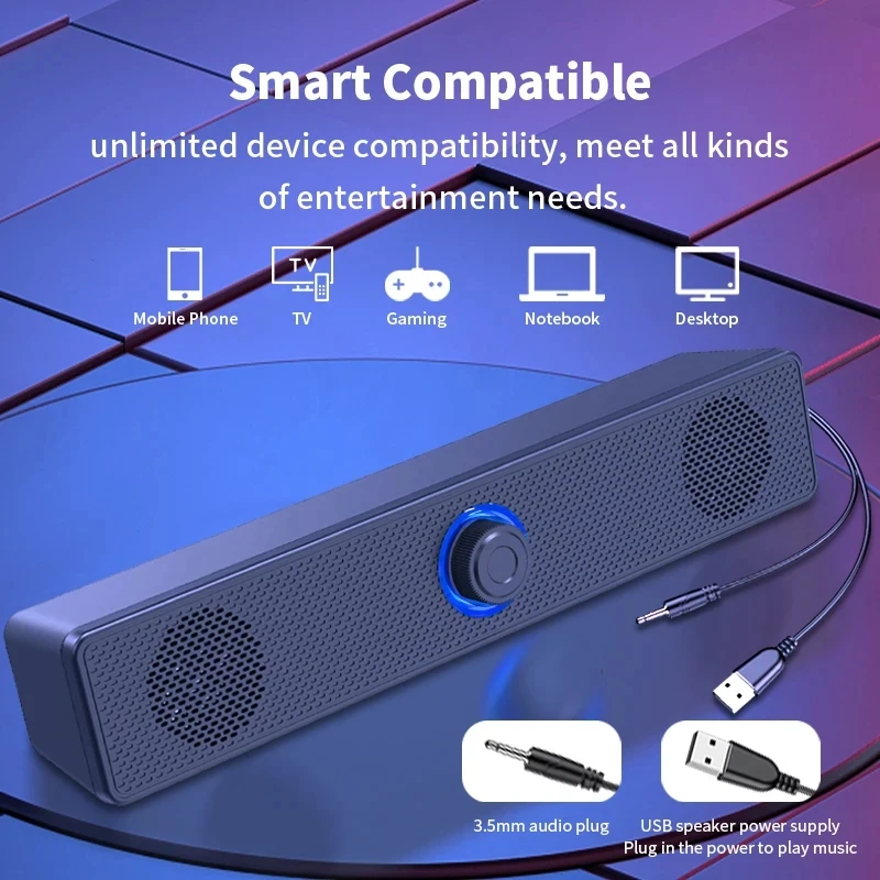 Soundbar Bilgisayar PC TV Dizü - Audio Music Player Pc incelemesi ve fiyatı