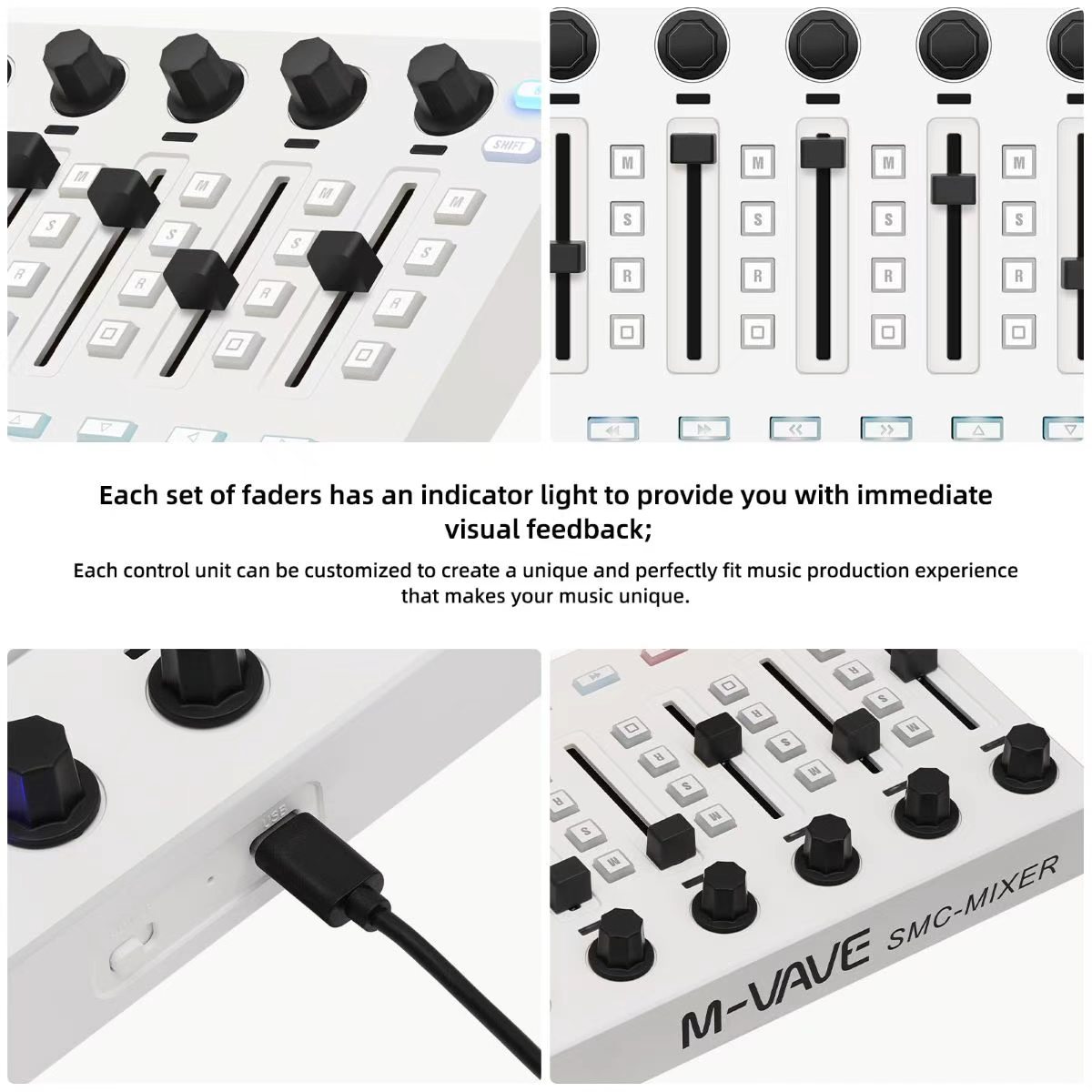 M-VAVE SMC-MIXER Kablosuz MIDI - Midi Controller Pad incelemesi ve fiyatı
