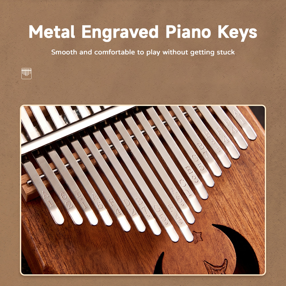 21 Tuşlu Maun Kalimba Başparma - Kalimba Thumb Piano incelemesi ve fiyatı