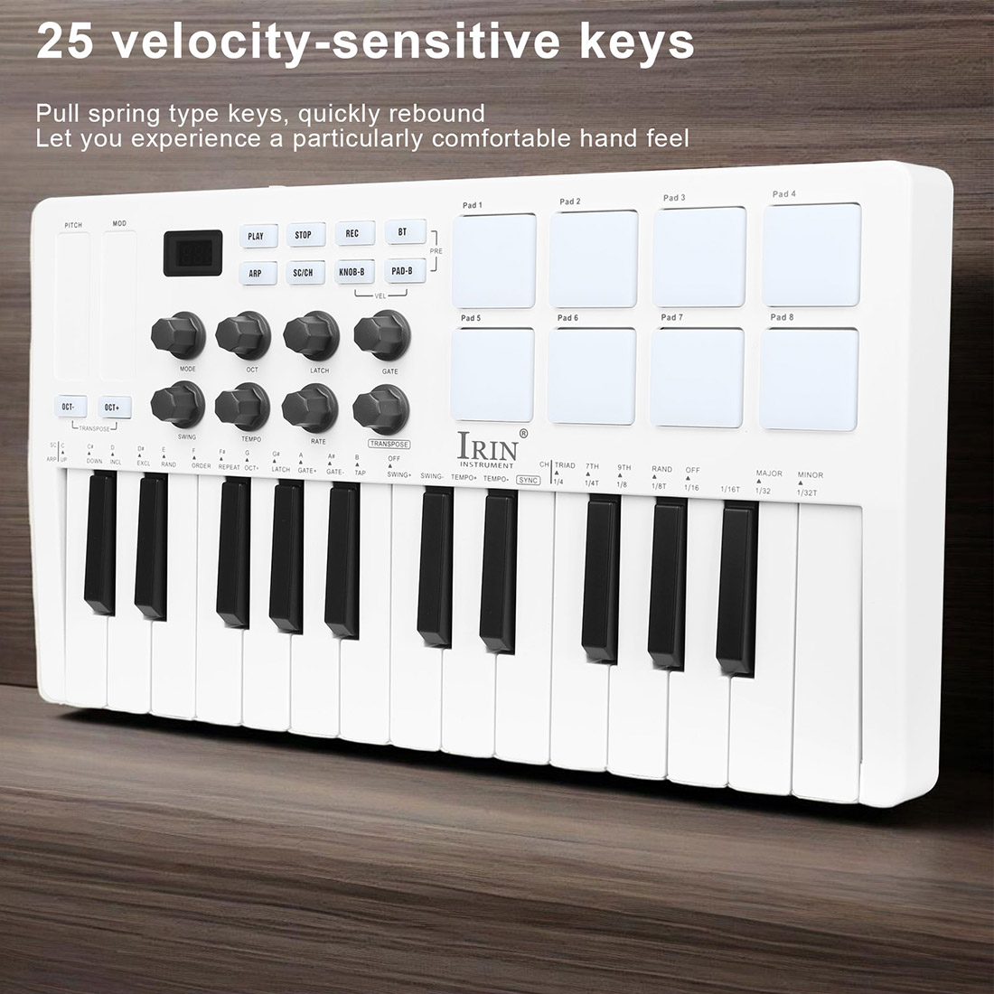 SMK-25 Taşınabilir Klavye MIDI - Midi Controller Pad incelemesi ve fiyatı