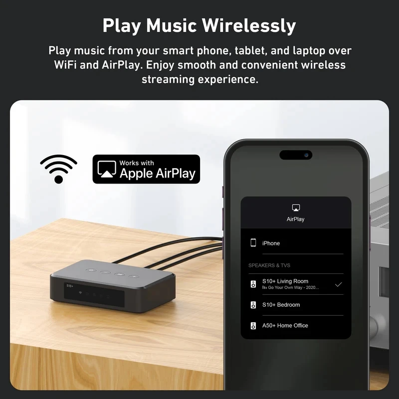 Arylic S10+ Kablosuz Müzik Akı - Audio Music Only incelemesi ve fiyatı