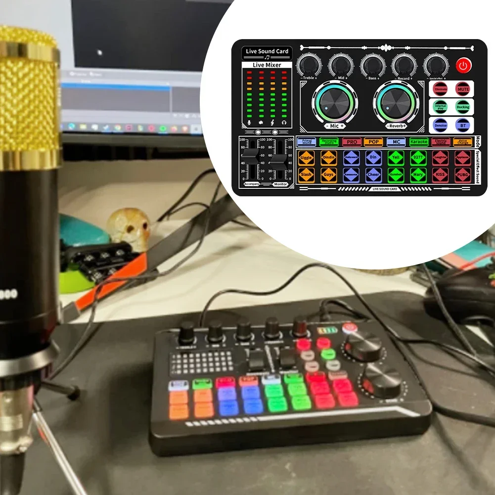USB Ses Mikseri Canlı Ses Kart - Audio Music Voice Changer incelemesi ve fiyatı