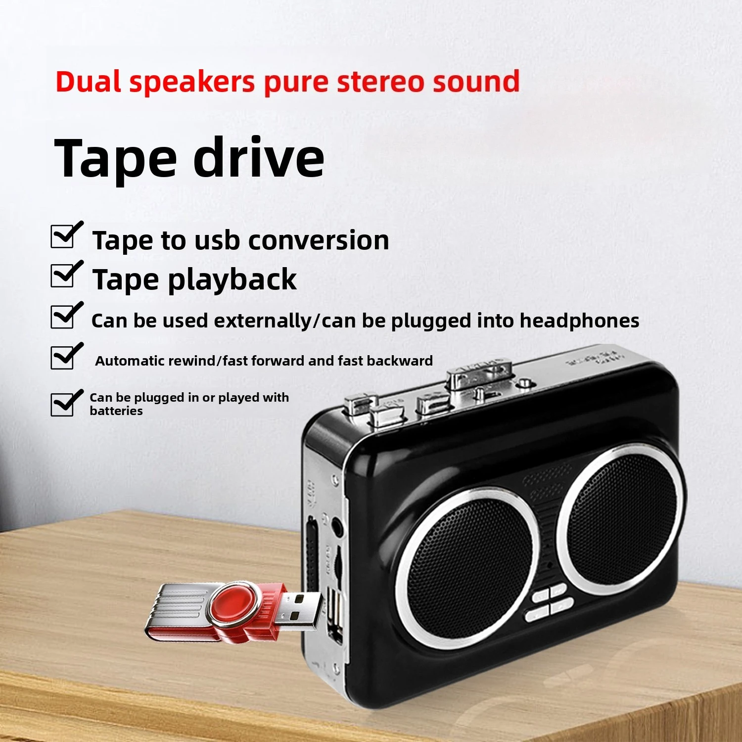 USB Kaset Çalar Müzik Ses Kayd - Audio Music Player Pc incelemesi ve fiyatı