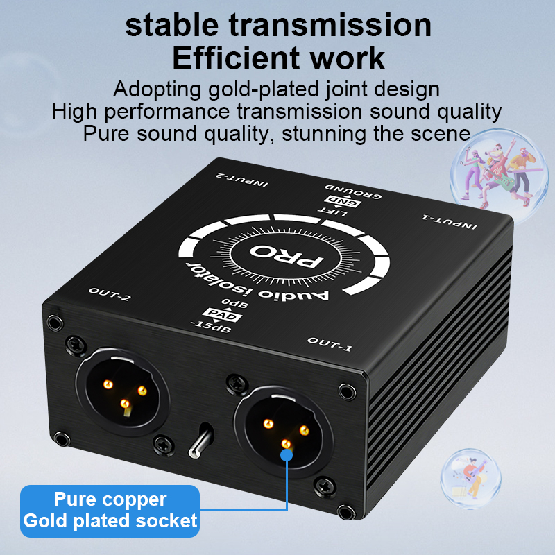 Profesyonel 6.5mm XLR 2 Kanall - Audio Music Isolator incelemesi ve fiyatı