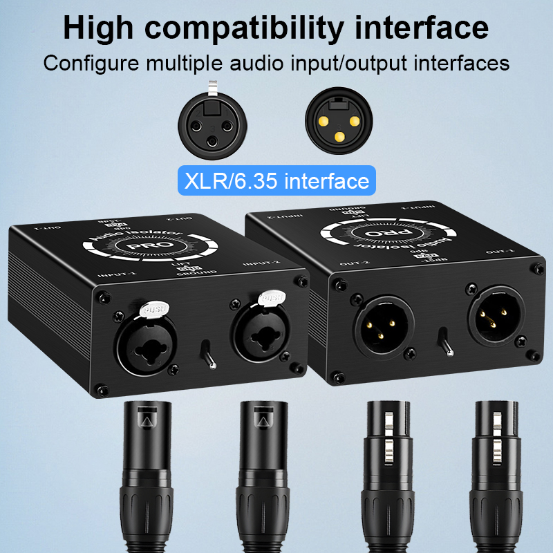 Profesyonel 6.5mm XLR 2 Kanall - Audio Music Isolator incelemesi ve fiyatı