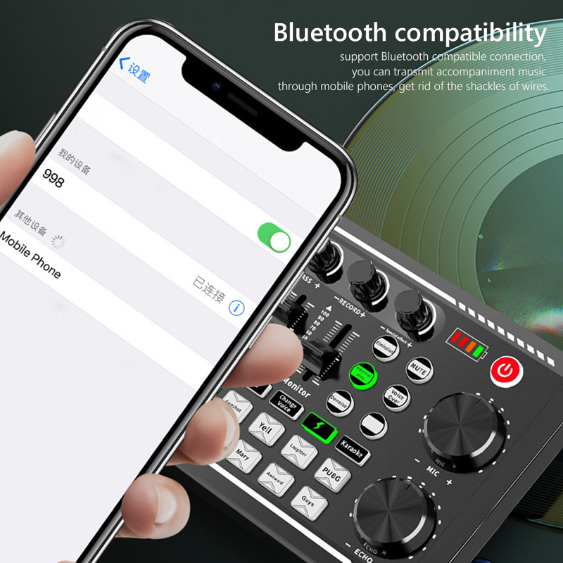 F998 canlı ses kartı ses DJ mi - Audio Music Voice Changer incelemesi ve fiyatı