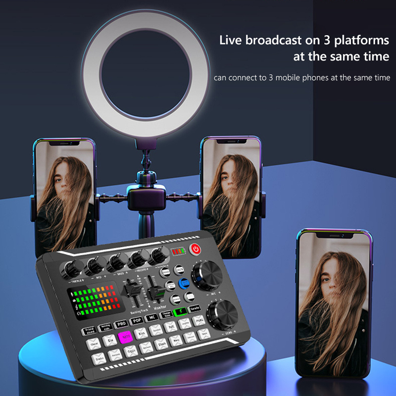 F998 canlı ses kartı ses DJ mi - Audio Music Voice Changer incelemesi ve fiyatı