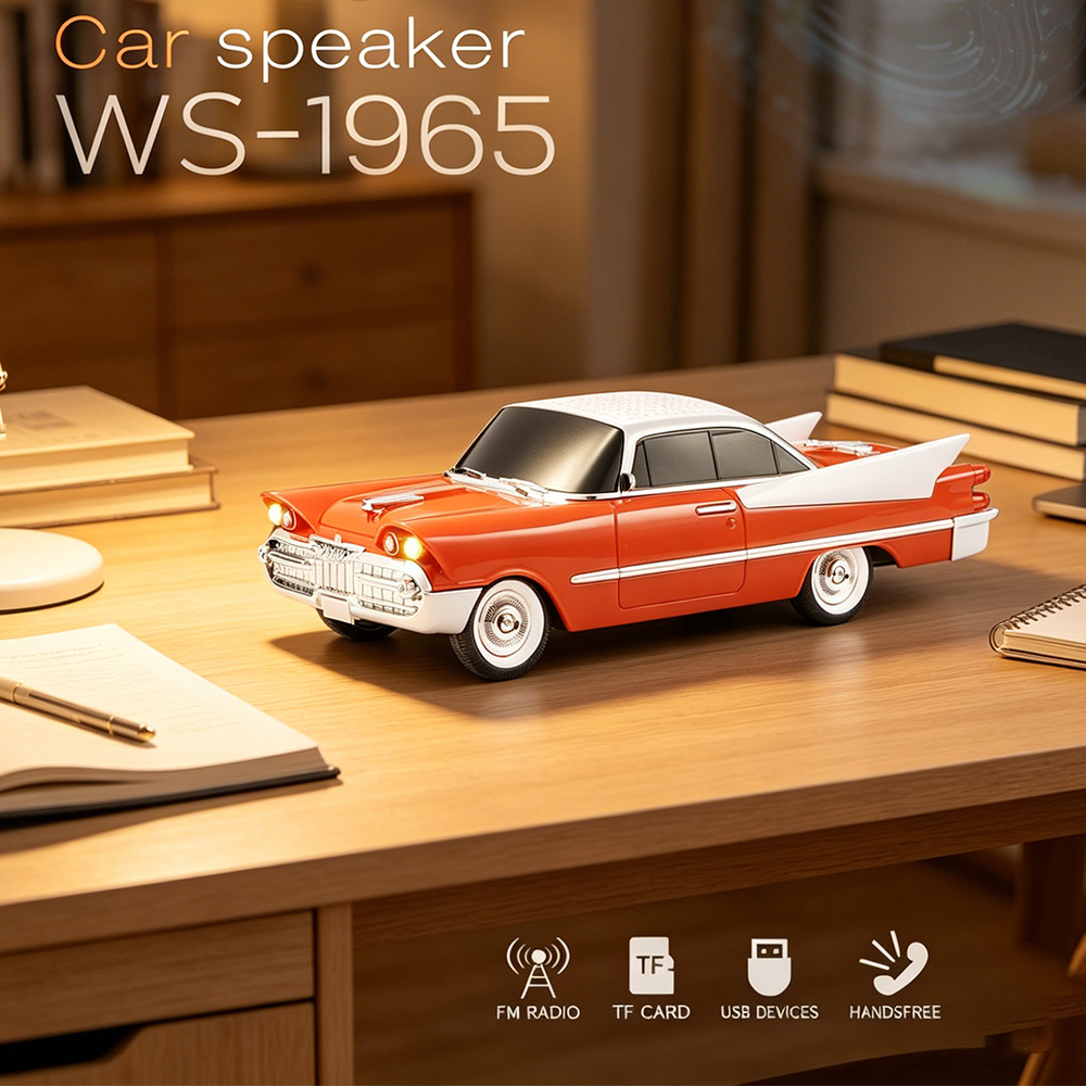 Retro Klasik Araba Modeli Blue - Audio Music Spotify incelemesi ve fiyatı