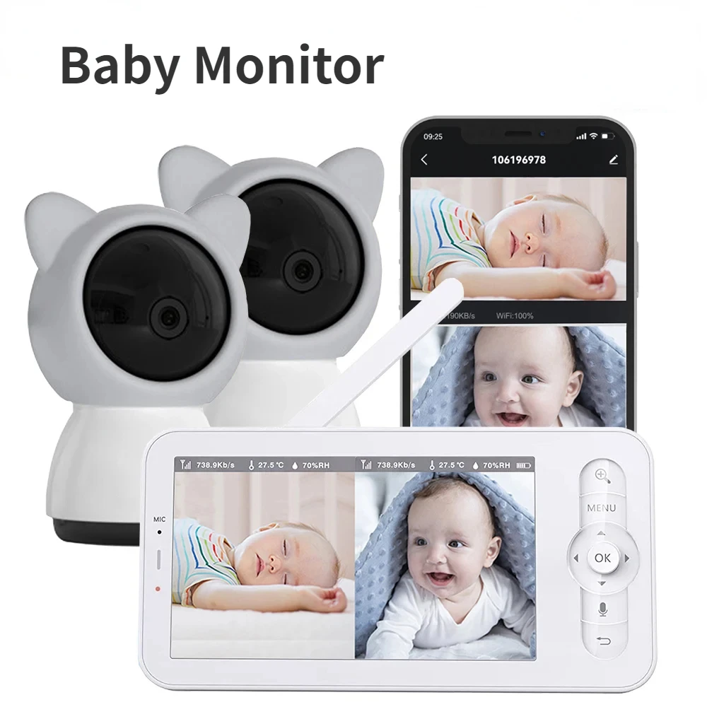 Bebek Monitörü HD 5 İnç LCD İk - Audio Music Apps incelemesi ve fiyatı
