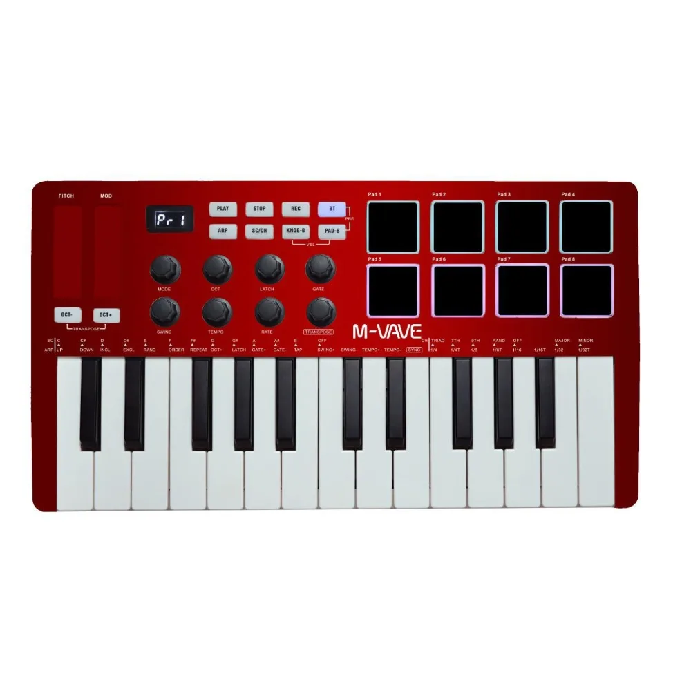 M-VAVE MIDI 25 Tuşlu USB MIDI  - Midi Controller Pad incelemesi ve fiyatı