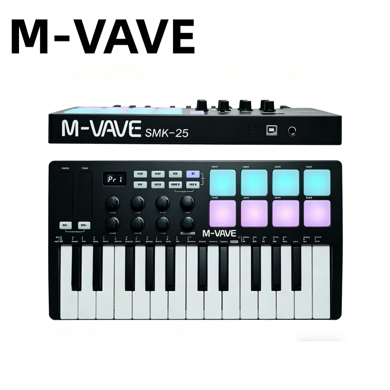 M-VAVE SMK-25 Siyah Taşınabili - Midi Controller Pad incelemesi ve fiyatı