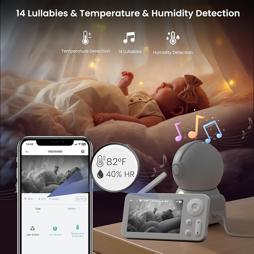 2 Kamera ve Sesli 2K Bebek Mon - Audio Music Apps incelemesi ve fiyatı
