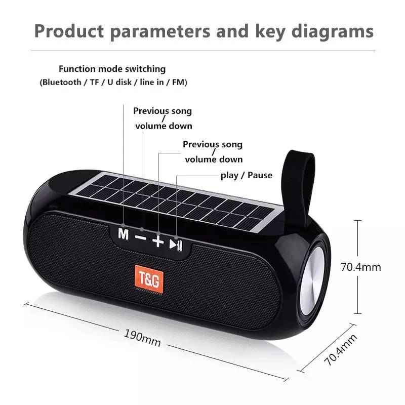 Güneş Enerjili Radyo FM Açık H - Audio Music Player Pc incelemesi ve fiyatı