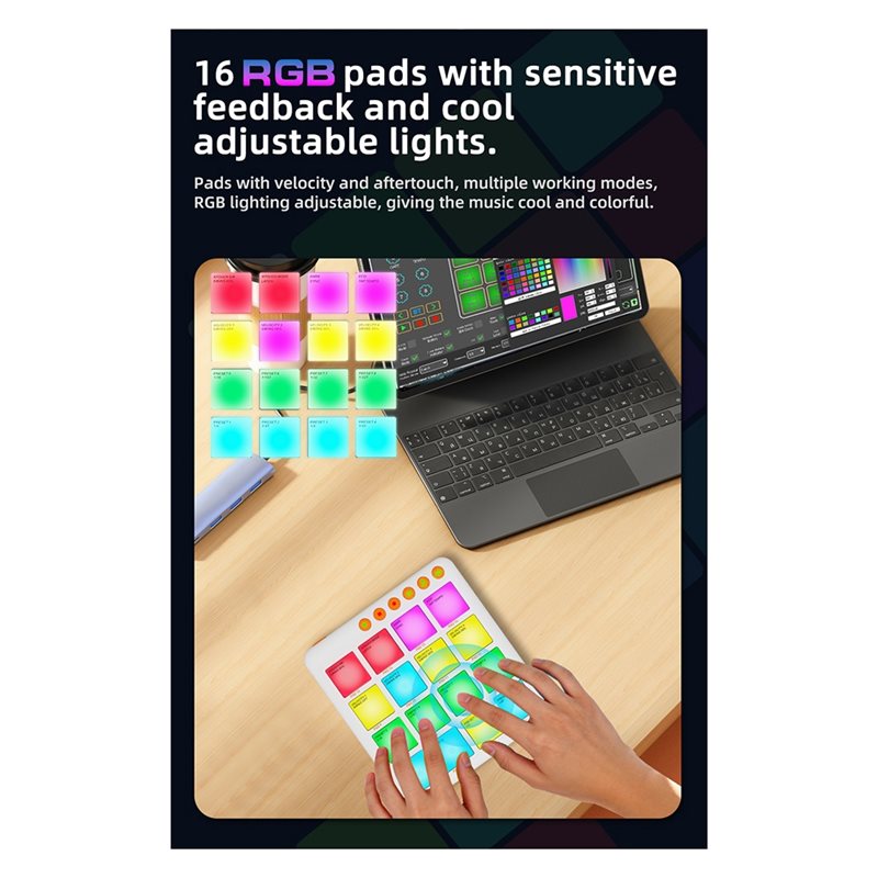 ABHS-MIDI Pad Kontrol Cihazı 1 - Midi Controller Pad incelemesi ve fiyatı